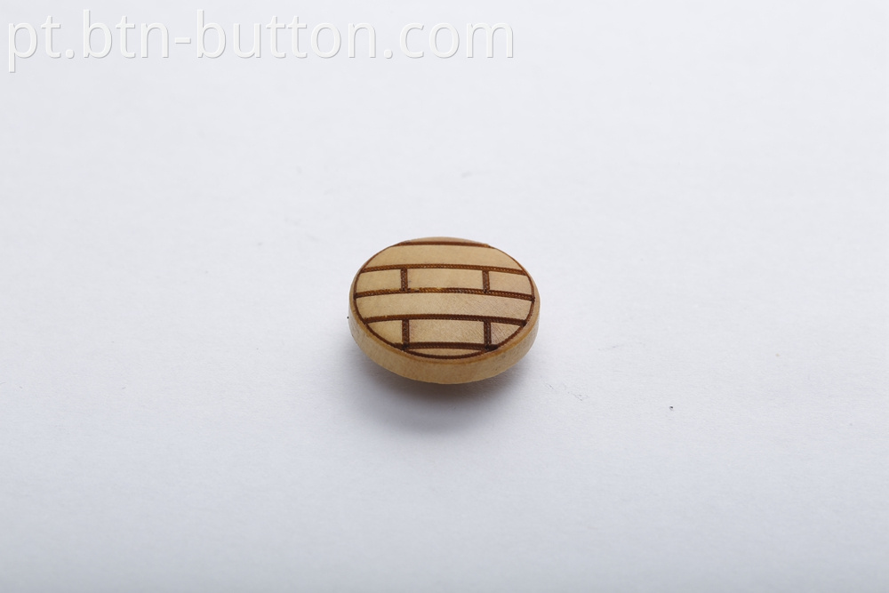 High-quality wooden buttons for suits